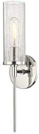 Bailey Street Home -One Light Wall Sconce in Style-4.75 inches Wide by 17.5 inches High-Polished Nickel Finish 735-Bel-2941895