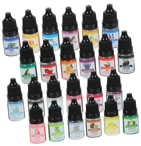 NUOBESTY 1 Schachtel Epoxid-Tonung Farbstoffe für DIY duftkerzen seife DIY färbezubehör Silikonformen Epoxidharz DIY farbstoffe seifenfarbe selber machen Aromatherapie Schimmel Soja-Wachs