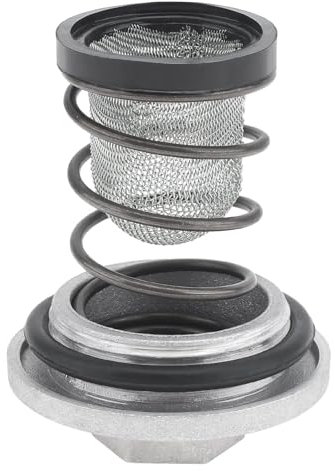 Acunny - Filtro de drenaje de aceite para scooter, tapón de drenaje para scooter, tornillo de drenaje de sumidero con filtro de resorte,Accesorios para scooter, piezas de repuesto compatibles para