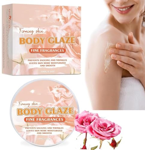 Body Glaze Körperbutter,Body Glaze Creme hinterlässt die Haut weich und strahlend, ohne fettig zu sein,Butter-Körperfeuchtigkeitscreme für trockene Haut (Feine Düfte)