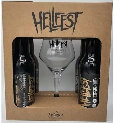 Hellfest 4 bières + 1 verre TEKU dégustation Mélusine Vendée 6,6% IPA - 33cl.