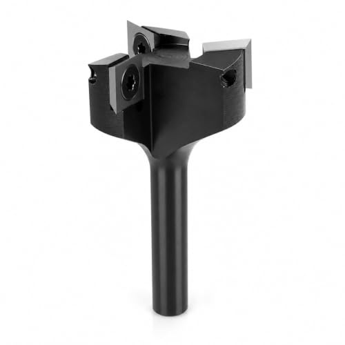 QWORK® Fraise à Surfacer, Fraise Defonceuse de 8 mm Tige, Diamètre 35 mm