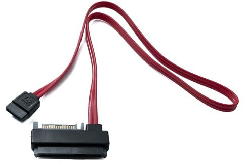 System-S SFF-8482 Cavo 50 cm SAS 29 Pin a SATA 22 Pin 15+7 Adattatore per Hard Disk Scheda Madre