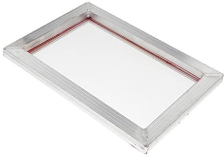 Harilla Siebdruckrahmen aus Aluminium, multifunktional, 90T Premium, für den DIY-Druck von T-Shirts zu Hause oder in kleinen Unternehmen, 30 cm X 40 cm X 1.8