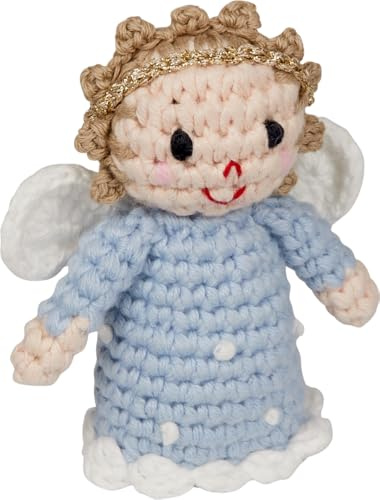 DIE SPIEGELBURG - Häkel-Rassel Schutzengel - BabyGlück