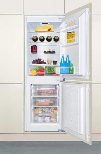 Amica EKGCS 385 901 Einbau-Kühl-/Gefrierkombination / 1580 mm Nische/Schlepptür-Technik/Inverter Kompressor/elektronische Steuerung/Tür-Offen-Alarm