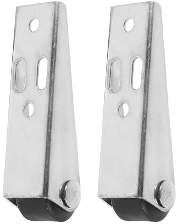 BAZEITFLOW 2 Pack Door Bottom Support Wheels 2.87In Sinking Pulley Directional Caster Wheels for Wooden Garden Gates Yard Fence Anti-Droop Gate Hardware Easy Installation