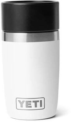 YETI Rambler – Bouteille de voyage isotherme en acier inoxydable avec bouchon étanche Hotshot Commuter, blanc, 237 ml