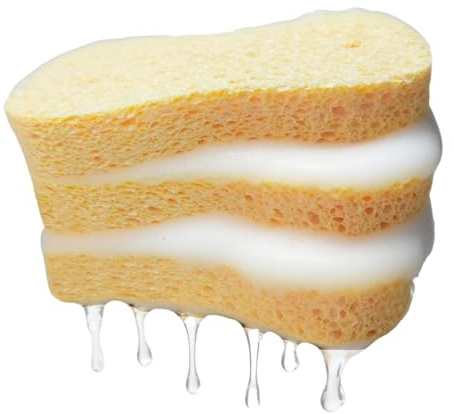 Kitchen Sponges, Dish Washing, Wood Pulp Cotton Pads for Countertop Cleaning, Dirt Removal, Dishwasher, Car Wash and Use of Sound