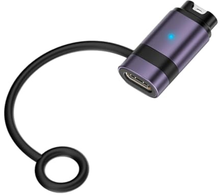 Wdbild Adaptateur de station de chargement ergonomique en métal léger pour traqueurs de fitness, structure conviviale pour les voyages, adaptateur d'alimentation pour appareil portable