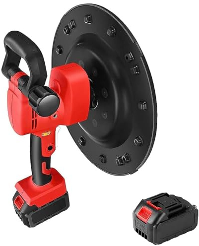 Cazzuola elettrica per calcestruzzo, 1680 W, lucidatrice per pareti a 6 velocità, 0-200 giri/min, senza fili, per intonacatura e lucidatura veloci, ideale per professionisti e progetti fai da te