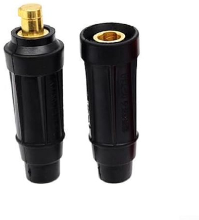 DKJ3550 Cavo di Saldatura TIG Connettore Montaggio Rapido Coppia 315A Maschio Femmina Connettore Pannello per Saldatrice Cavi