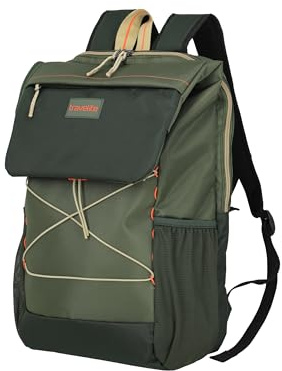 Travelite Rucksack COLOR CRAZE, Laptop Rucksack bis 17 Zoll, mit Brustgurt, reflektierender Front, Trolley Aufsteckfunktion, 30 x 47 x 17 cm, 24 L, 0,7 kg