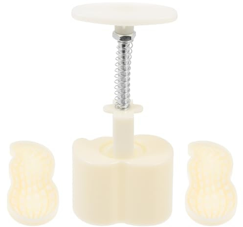 FUNNETOYU Molde para Pastel de Luna Prensado a Mano 50g, Moldeador Reutilizable para Mooncakes y Pasteles de Judías Verdes, Herramienta para Hornear Fácil de Limpiar y Desmontable