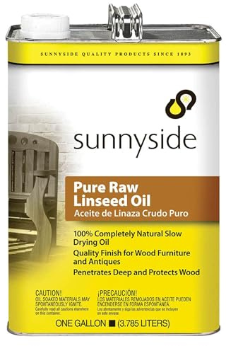Sunnyside Corporation 873G1 Pure Raw Linseed Oil, Gallon