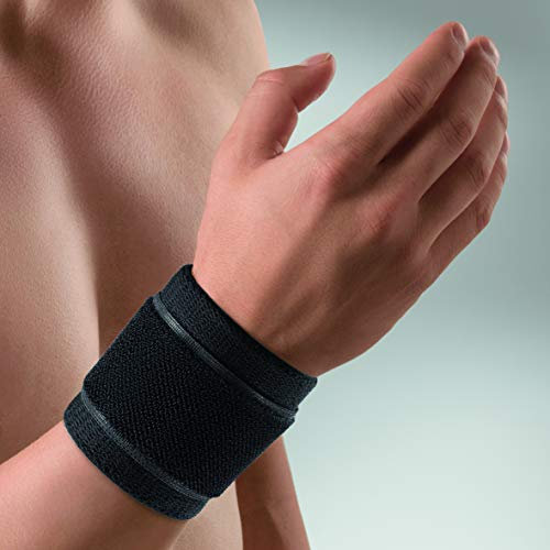 bort 1410 medium schwarz ActiveColor Handgelenkbandage für rechts und links gleich, medium, schwarz