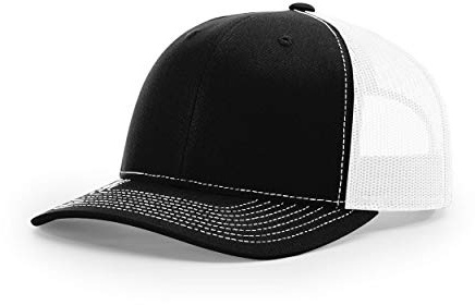 Richardson. Black/ White. Adjustable. 112. 00739845637057