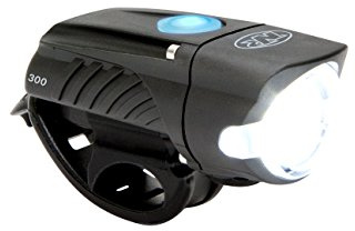 NiteRider Swift 300 Lumens USB Rechargeable Road Commuter LED Bike Light Water Resistant Compact Lightweight Bicycle Headlight, LED Front Light Easy to Install Men Women Kids Cycling Safety