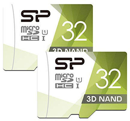 Silicon Power MicroSD-Karte mit Adapter, 32 GB, Doppelpack