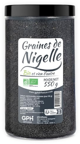 Graine de Nigelle Bio 550 g - GPH DIFFUSION