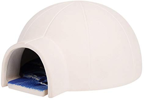 balacoo Kleines Keramik Haus für Hamster Sommer Entzückendes Versteck und Nest Höhle aus Keramik zum Schutz vor Sonne und Laufstall für Kleine Haustiere