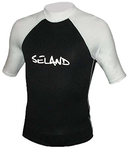 SELAND Chaqueta Neopreno Y Elastano Bali. Negro/Blanco