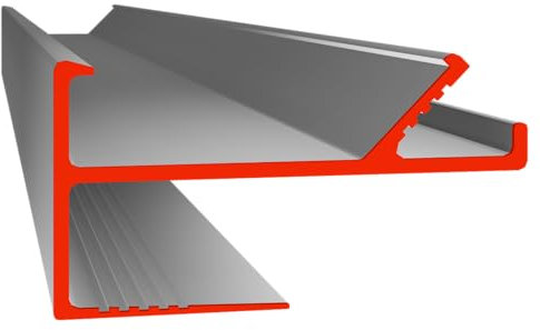 iluminize LED-Trockenbauprofil VT, silber eloxiert, Musterstück ca. 30cm