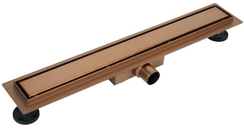 Balneo Duplex Next Copper Duschrinne 70 cm, Edelstahl AISI 304, Kupfer