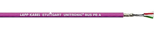 Lapp 2170219 Unitronic BUS PB A - Cavo bus 1 x 2 x 0,64 mm² schermato I PROFIBUS DP I cavo dati I bus I certificazione UL e cUL, cavo dati viola