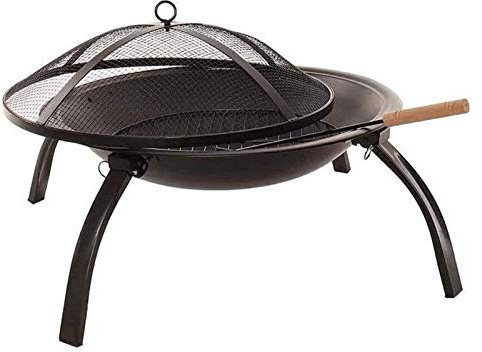 NOALED Bracieri a Legna da Esterno Grande Legna Rotonda a Legna da Cortile e Patio Braciere Ciotola Le Barbecue Domestico Interno
