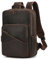 newsbirds Zaino in Vera Pelle, da Uomo Zaino Business per Laptop da 15,6 Pollici Grande Zaino porta PC da Lavor - 1825 Marrone scuro
