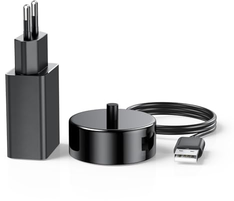 4100 Ersatz Ladegerät für Elektrische Zahnbürsten Kompatibel mit Philips Sonicare HX3683 Elektrische-Zahnbürste 5500/5300/4100/4300/3100/2100/1100 Schall Series USB Ladestation Ladekabel
