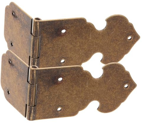 ANDRESLAD Cerniere Per Porte in Bronzo Antiche Cerniere Per Portagioie Set Da 2 Pezzi