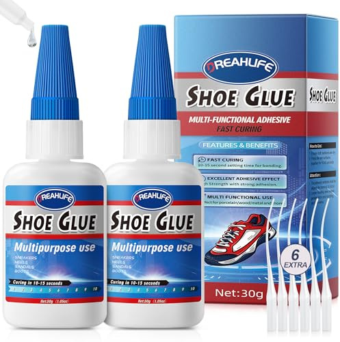 Sekundenkleber für Schuhe, Schuhsohlenkleber, Kleber Schuhsohle 60g