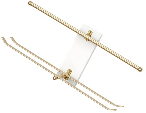 Qsvbeeqj Mensola da parete per gioielli, organizzatore in legno, multi-strato, per collane, orologi, sciarpe, decorazioni per la casa, organizer da parete