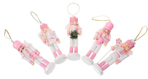 HEALSOPTHY 5 Pezzi cracker noci natalizi anello fiore passamaneria decorativa