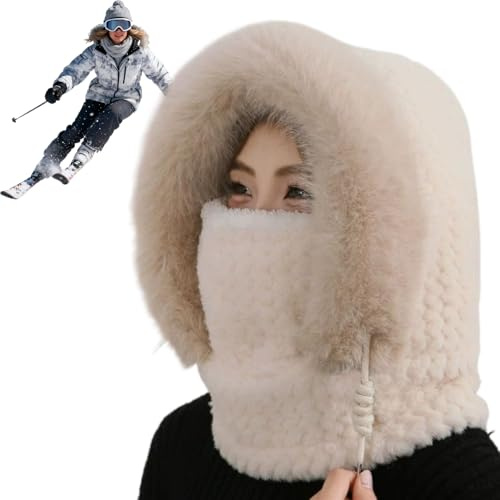 Yonuaret Russische Mützen Für Herren - Damen Wintermütze | Flexibler Verstellbarer Ohrenschutz,Für Skifahren Snowboard Bergsteigen Wandern Bei Kälte