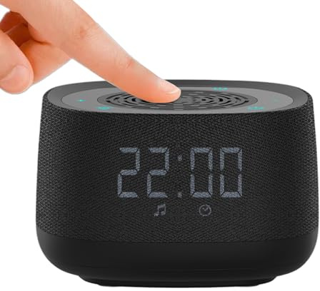 Machine à Sons - Aide au Sommeil sans Fil - Haut-parleur de Sommeil Compact - Pour Dormeurs Légers Étudiants Professionnels Actifs Méditation Yoga Maison Hôtel Chambre Camping