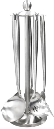 Portamestoli con 5 mestoli acciaio inox
