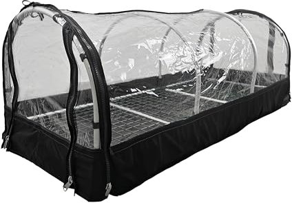 Bio Green XXL Zimmergewächshaus Jumbo | Robustes Aluminium-Rahmengestell | Anzuchtkasten L 130 x B 60 x H 50 cm