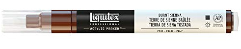 Liquitex Professional Fine Paint Marker, 8mm, Burnt Sienna