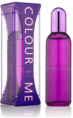 COLOUR ME Purple Perfume for Women. 100ml Eau de Parfum. Luxury Fragrance - Ladies Perfume, Long Lasting Womens Perfumes by Milton-Lloyd