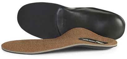 Aetrex L2200 Men's Memory Foam Plantar Fasciitis Insoles Men - Orthotic Boot and Shoe Arch Support Inserts for Walking All Day