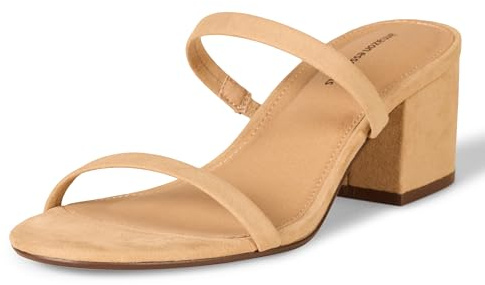Amazon Essentials Femme Mules Fines à Talon à Deux Lanières
