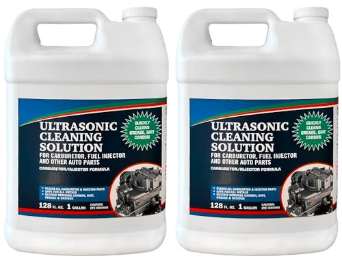 NORTHWEST ENTERPRISES Ultraschall-Reinigungslösung für Vergaser und Motorteile, Ultraschall-Reinigungslösung und Waschmasse für Ultraschall- und Tauchwaschmaschinen – Konzentriert (2 Gallonen)