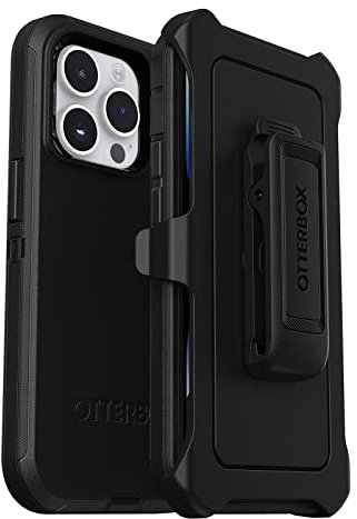 OtterBox Defender Hülle für iPhone 14 Pro, stoßfest, sturzsicher, Ultra-robust, schützende Hülle, 4X Schwarz,Keine Einzelhandelsverpackung