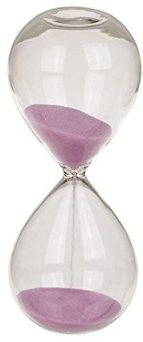 ReWu Reloj de arena de 5 minutos de cristal, Temporizador para cocina y escritorio