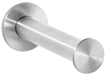 Kon-fort Home Portarrollos Papel Higiénico Acero, Portarrollos Baño Acero con Tornillo, Acero Inoxidable AISI 304, Diseño Exclusivo