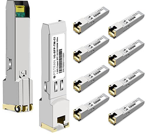 OPSTRAN 10/100/1000BASE-T SFP SGMII Copper Transceiver Module Compatible with Cisco GLC-TA RJ45 100m cat5e/6 10 Pack