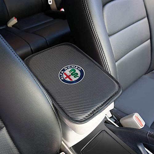 OUSIKA Tapis Protection D'accoudoir Console Centrale de Voiture, Tapis Boîte D'accoudoir Antidérapant, Accessoires Décoratifs Intérieurs, pour Alfa Romeo 159 147 156 Giulietta 147 159